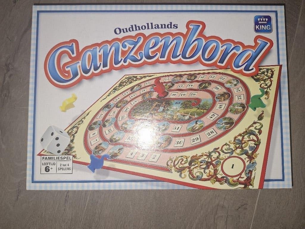 Spel ganzenbord, Een of twee spelers, Ophalen of Verzenden, Nieuw, King