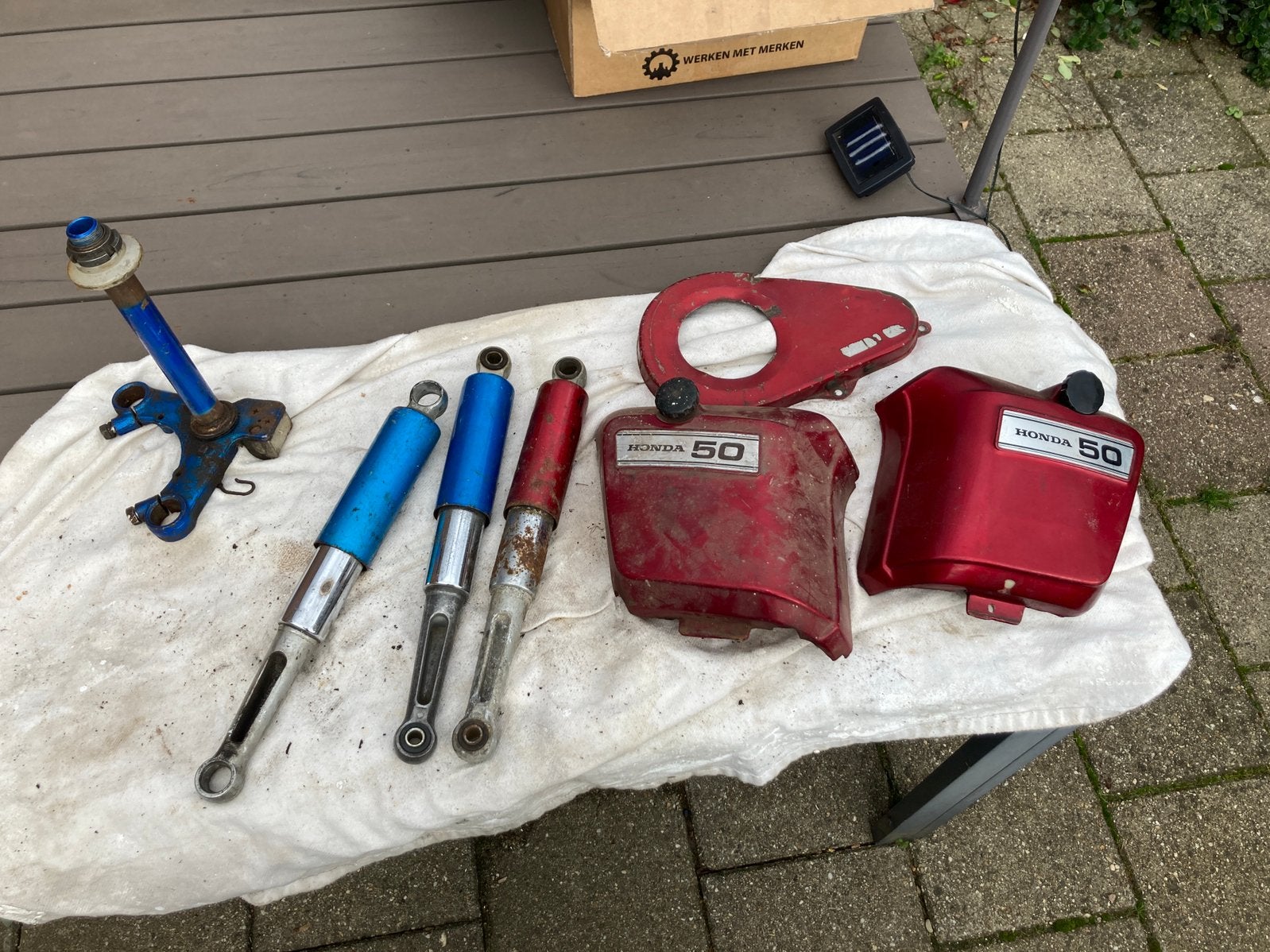 ALLEMAAL Originele Honda CD50 onderdelen, eerste lak! SS50, Fietsen en Brommers, Ophalen of Verzenden, Zo goed als nieuw, Overige merken
