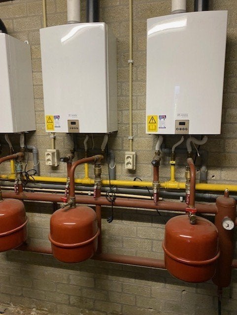 remeha avanta 35c cw6 cascadeset, Ophalen, Gebruikt, Aardgas, Boiler