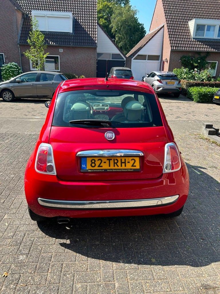 Fiat 500 0.9 85pk Twinair Turbo 2012 Rood, Voorwielaandrijving, Stof, 905 kg, Origineel Nederlands