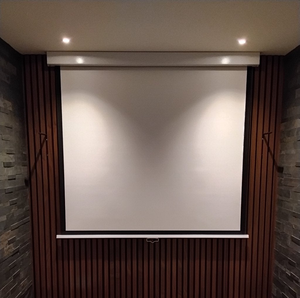 Projectiescherm, Ophalen, Handmatig, Zo goed als nieuw