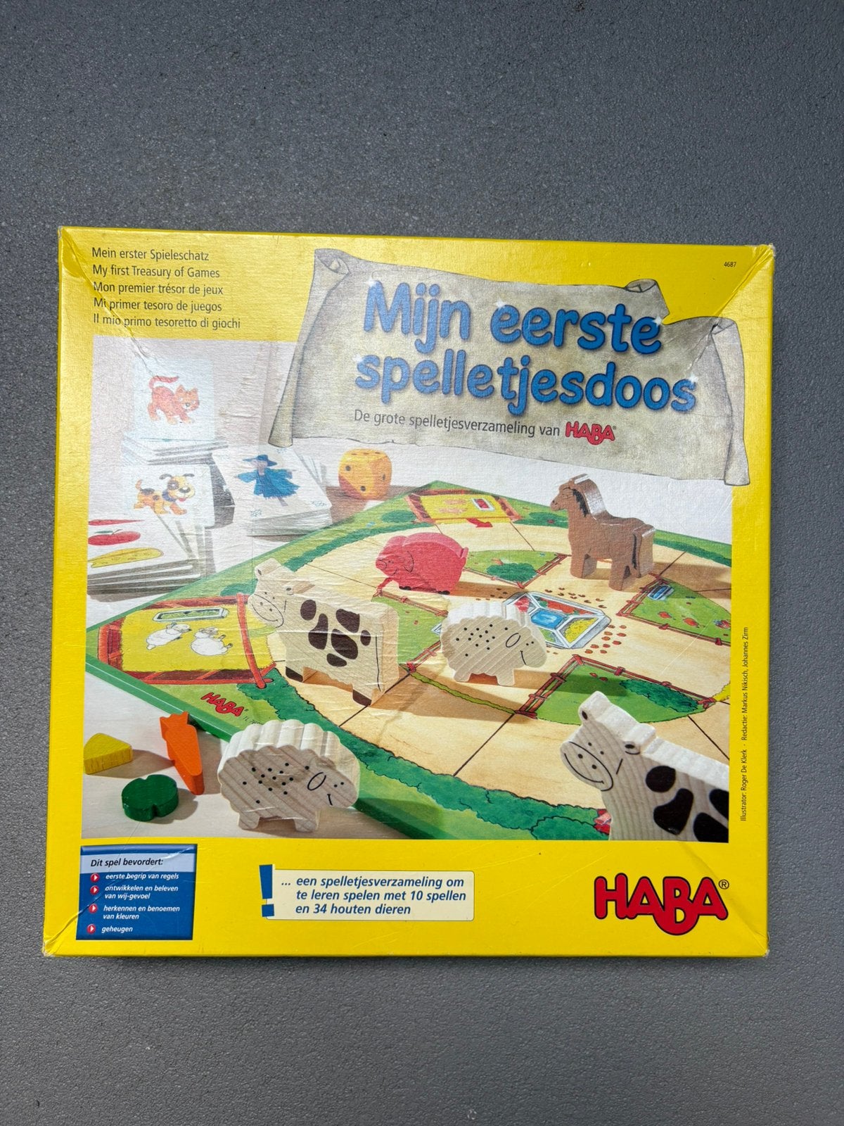 Mijn eerste spelletjesdoos HABA, Ophalen, Zo goed als nieuw