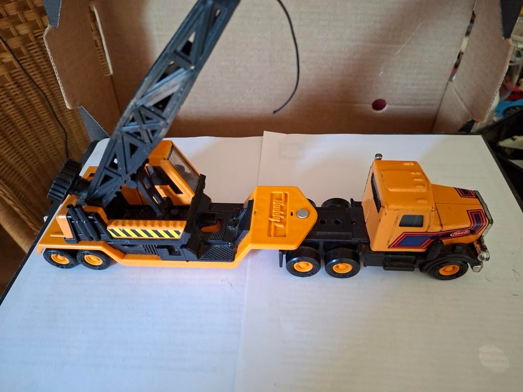 Buddy L Kraanwagen - 30 cm - Nette staat (haak ontbreekt), Ophalen of Verzenden, Gebruikt