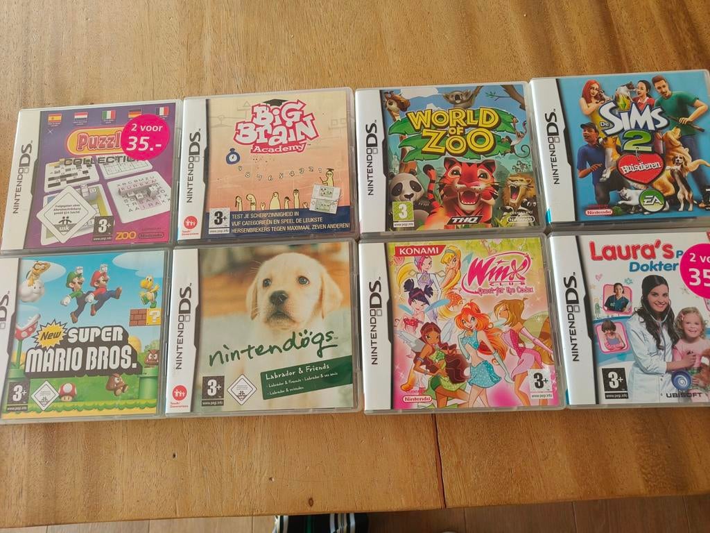 Nintendo DS Games: Diverse Collectie (8 stuks), Spelcomputers en Games, Games | Nintendo DS, 1 speler, Ophalen of Verzenden, Zo goed als nieuw