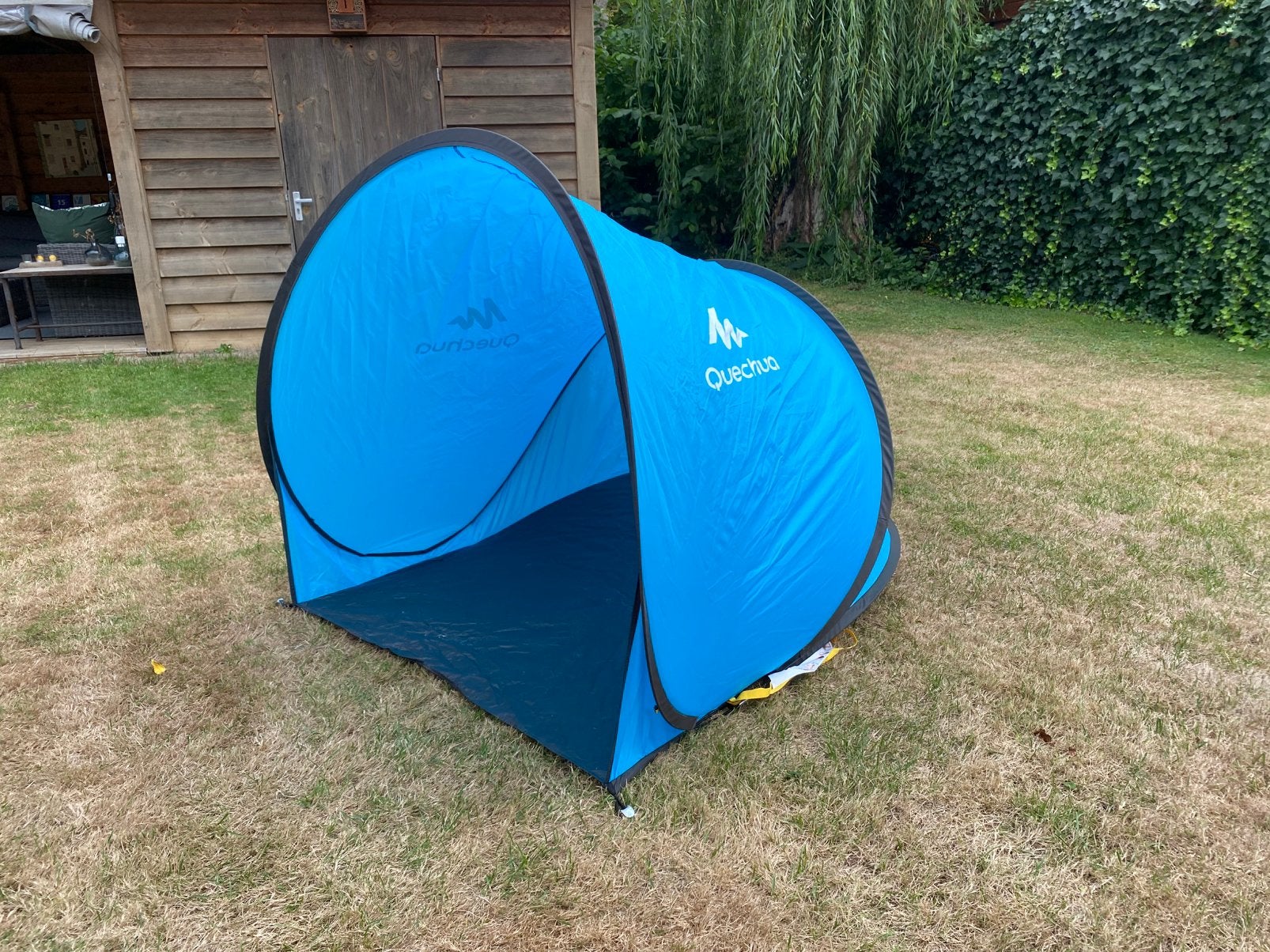 Quechua tent 2 seconds 0 windscherm, Ophalen of Verzenden, Zo goed als nieuw