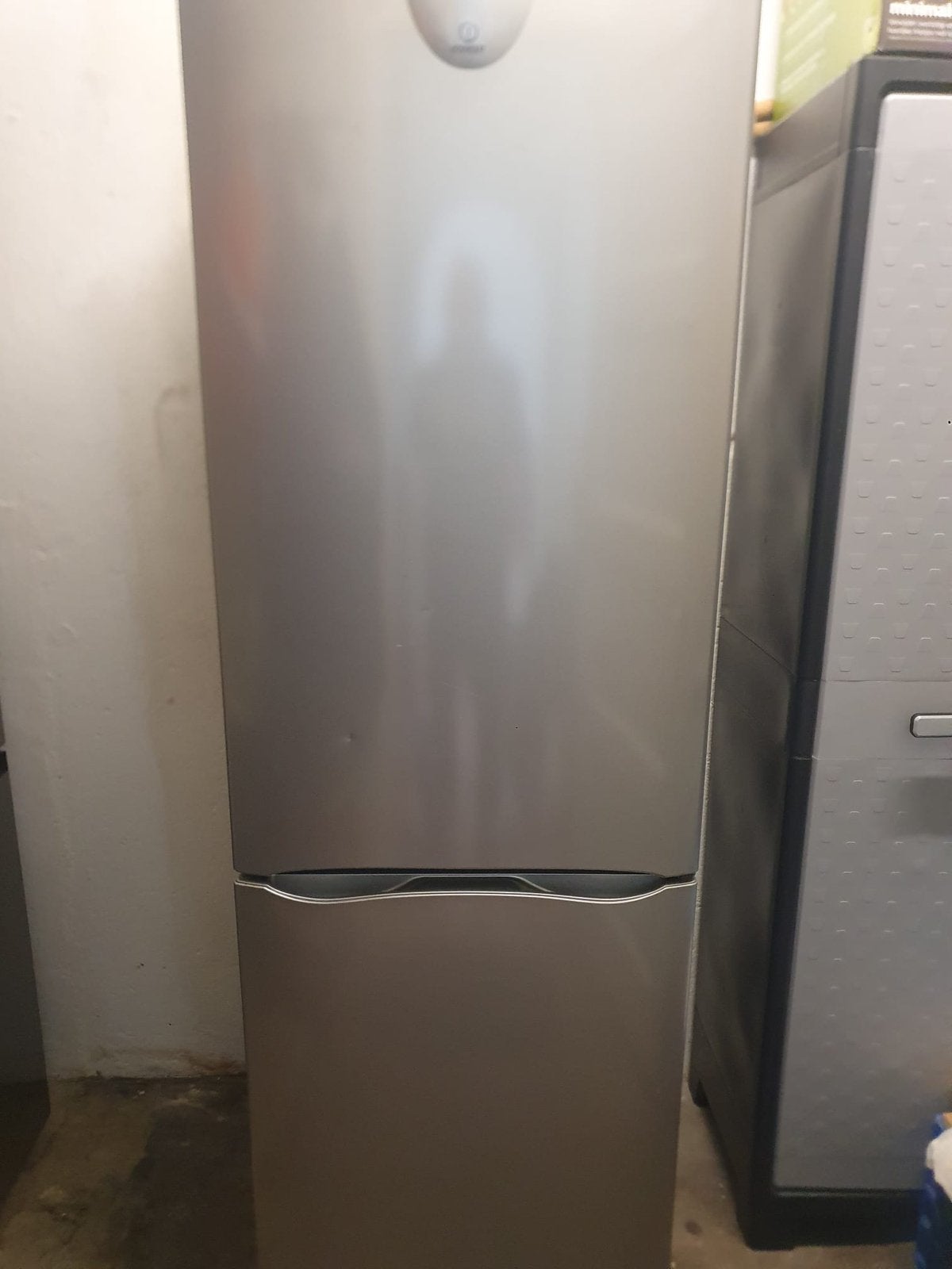 Indesit koelkast met vriesvak, Ophalen, Gebruikt, 160 cm of meer, 45 tot 60 cm