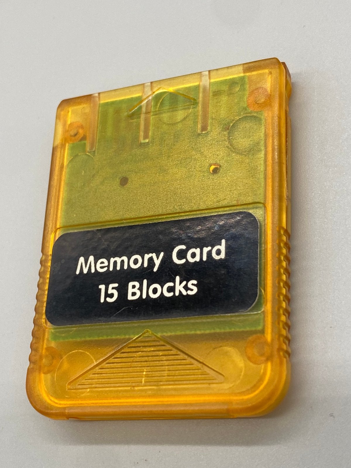 Transparante Geel Oranje Memory Card 15 Blocks PlayStation 2, 1 speler, Ophalen of Verzenden, Www.sony.com, Info@sony.com