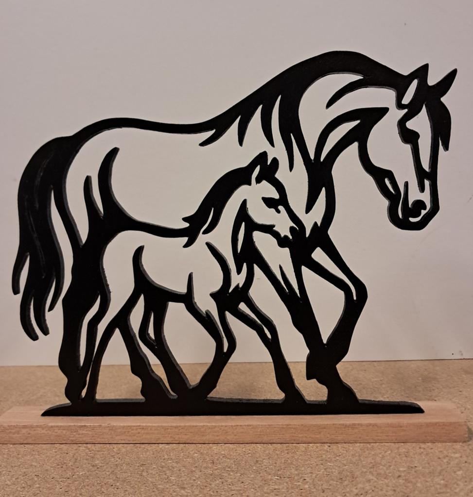 Paard met veulen, Ophalen of Verzenden, Nieuw, Hout