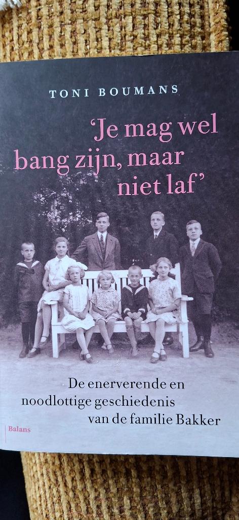 Toni Boumans: je mag wel bang zijn, maar niet laf (homo, gay, Ophalen of Verzenden, Gelezen