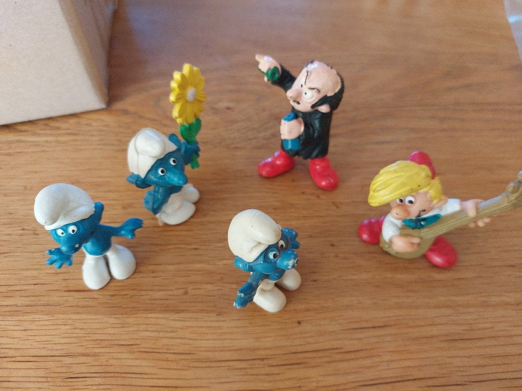 5 smurfjes, Ophalen of Verzenden