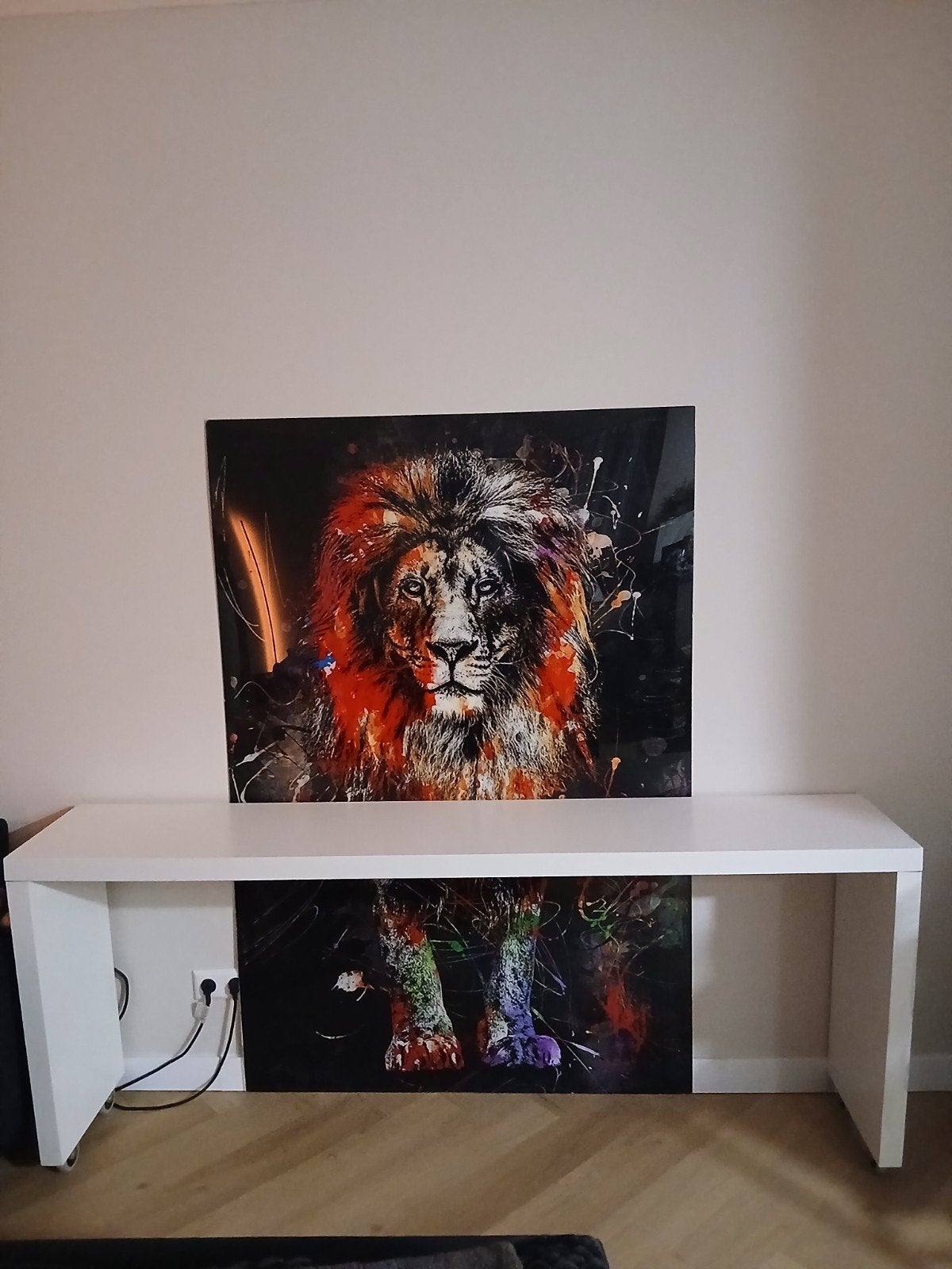 IKEA sidetabel / over bed tafel, Ophalen, Kunststof, Gebruikt, 150 tot 200 cm