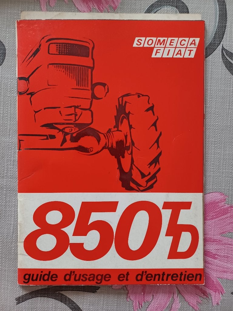Bedieningshandleiding Fiat Someca 850 TD, Ophalen of Verzenden, Gelezen, Tractor en Landbouw