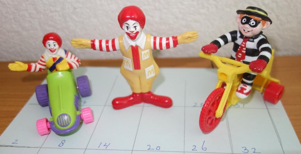 Vintage Mac. Donald poppetjes uit de jaren '90, Verzamelen, Poppetjes en Figuurtjes, Ophalen of Verzenden, Zo goed als nieuw