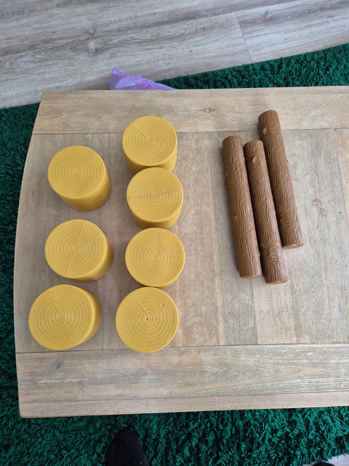 Bruder ronde balen  en boomstammen, Ophalen of Verzenden, Zo goed als nieuw, Jongen of Meisje