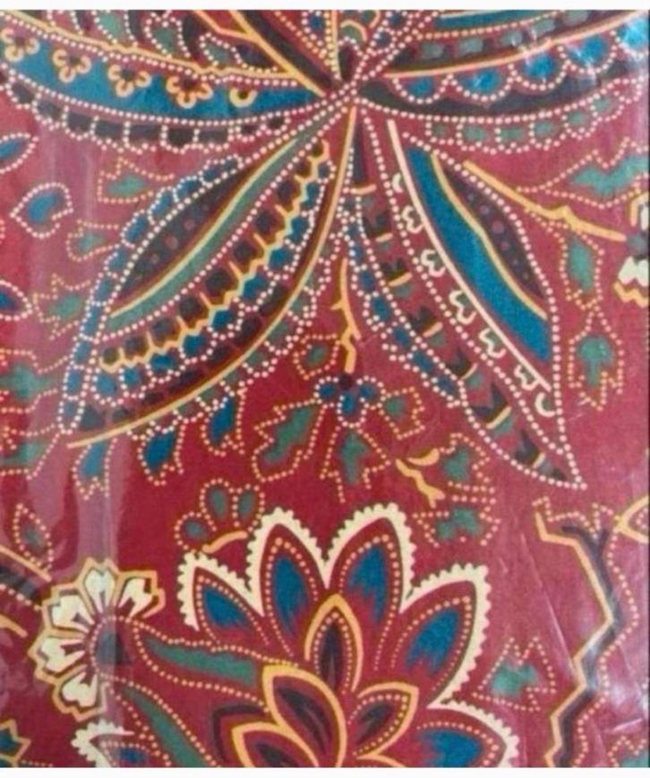 Pottery barn piper kingsize dekbedovertrek 2 shams Rich red, Ophalen of Verzenden
