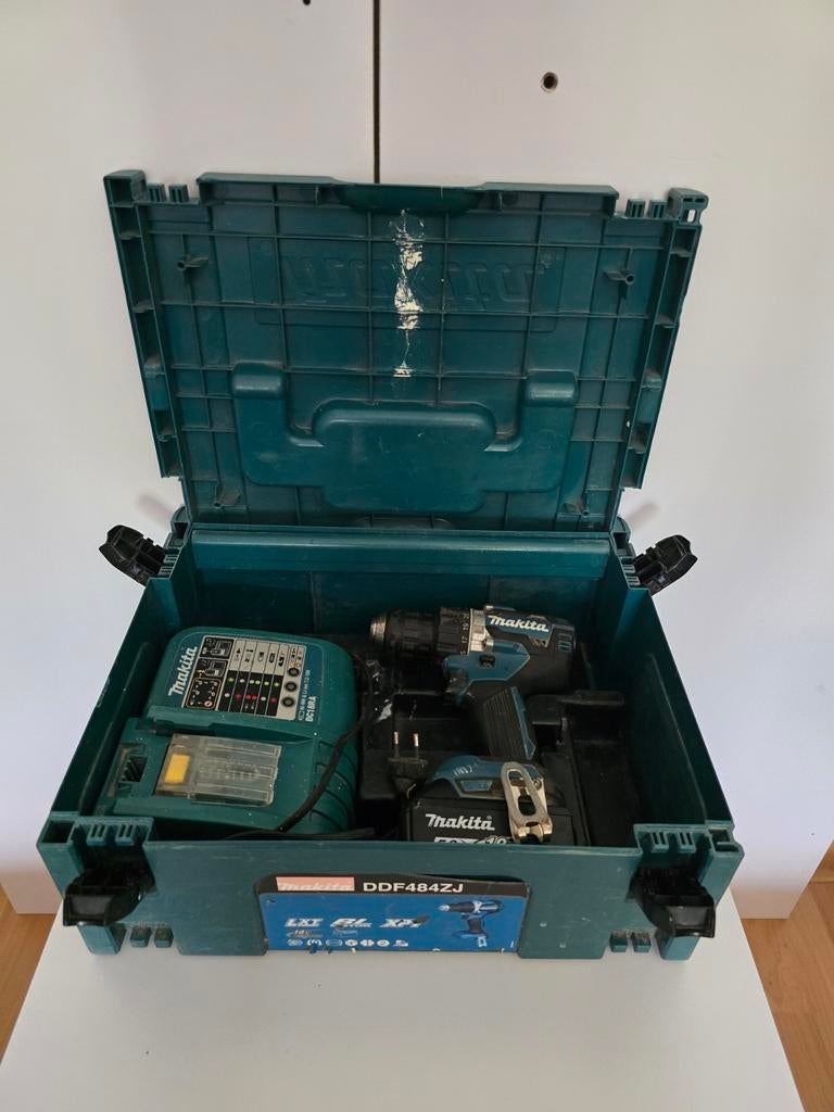 Makita DDF484ZJ set, Doe-het-zelf en Verbouw, Gereedschap | Boormachines, 600 watt of meer, Variabele snelheid, Ophalen of Verzenden