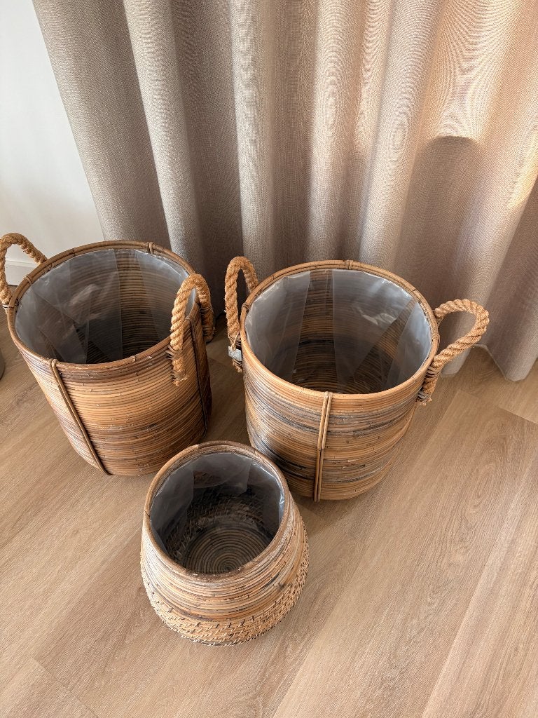 Van der leeden plantenmanden, Overige materialen, Rond, Binnen, Zo goed als nieuw