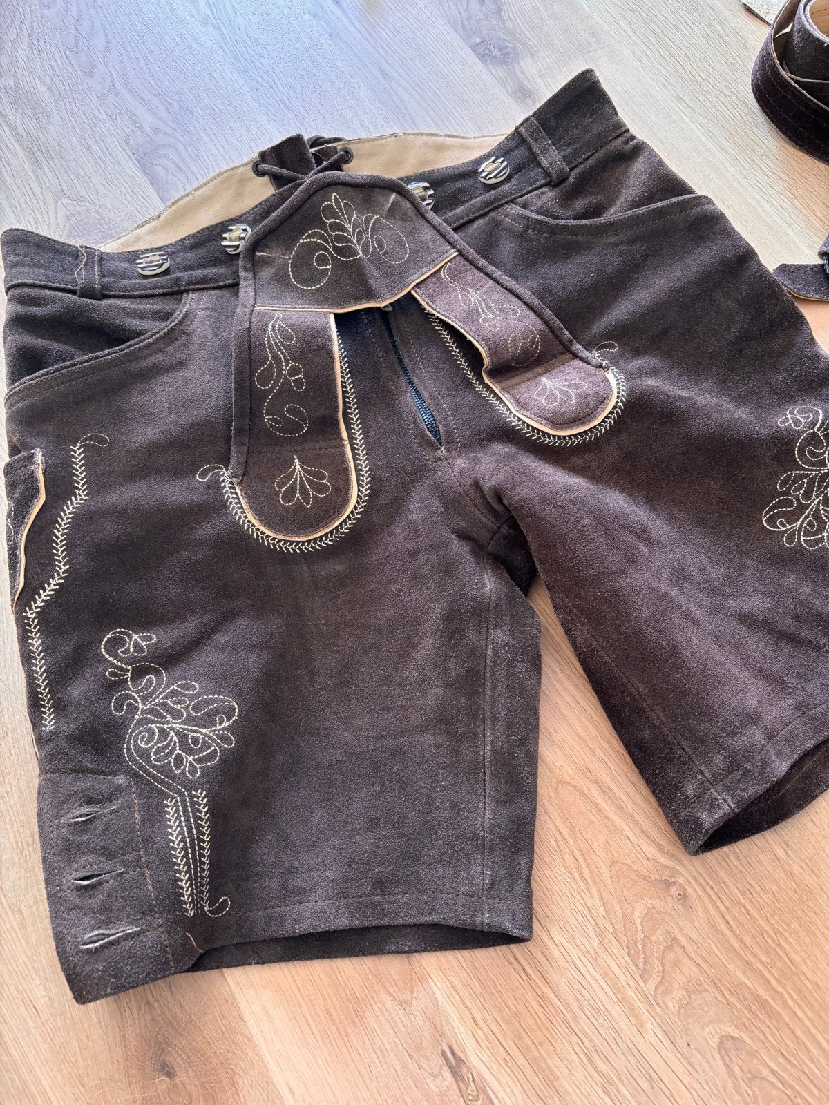 Gaudi dames Lederhose - Maat 40 (M), Kleding | Dames, Maat 38/40 (M), Ophalen of Verzenden, Zo goed als nieuw, Bruin