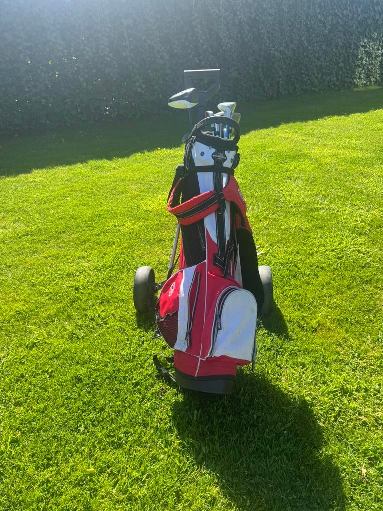 Golfkar met golfset kids, Ophalen of Verzenden, Gebruikt, Golfkar, Overige merken