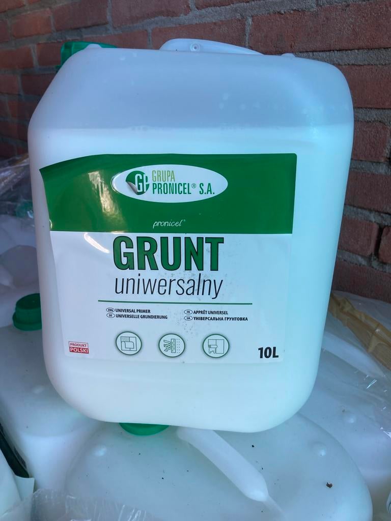 16x Universele Grondverf / Primer 10L – Partijverkoop, Ophalen, Info@Grupapronicel.com, 5 tot 10 liter, Wit