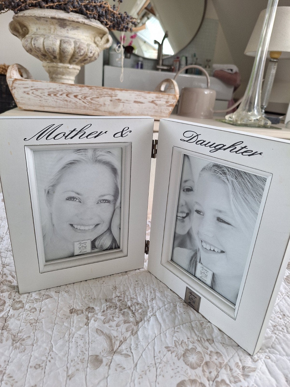 fotolijst wit RM Mother & Daughter, Ophalen, Gebruikt, Wit, Fotolijst