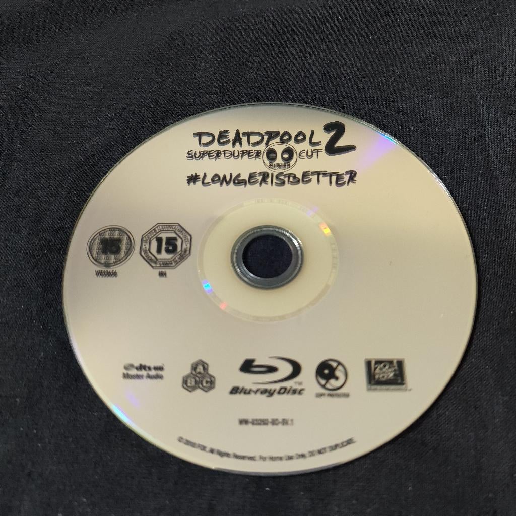Deadpool 2 - Super Duper Cut | 1x blu-ray, Ophalen of Verzenden, Zo goed als nieuw, Actie