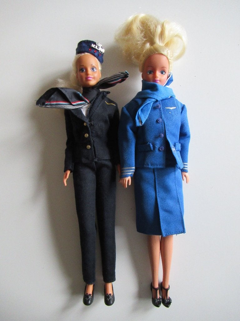 KLM Stewardes met een KLM Vrouwelijke piloot, Ophalen, Gebruikt, Overige typen