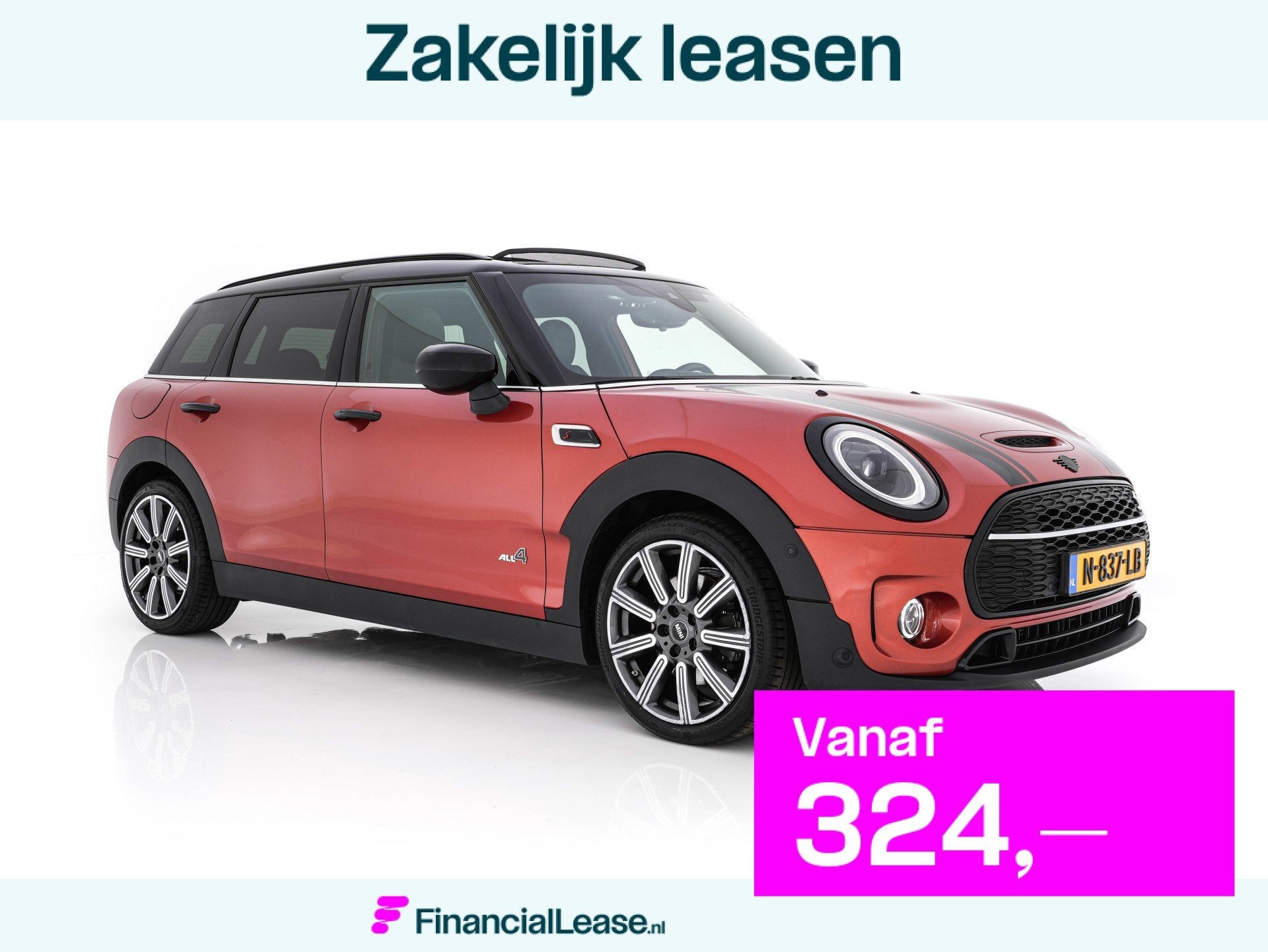 MINI Clubman Mini 2.0 Cooper S ALL4 Premier Plus JCW (INCL-B, Automaat, 1998 cc, Gebruikt, 4 cilinders
