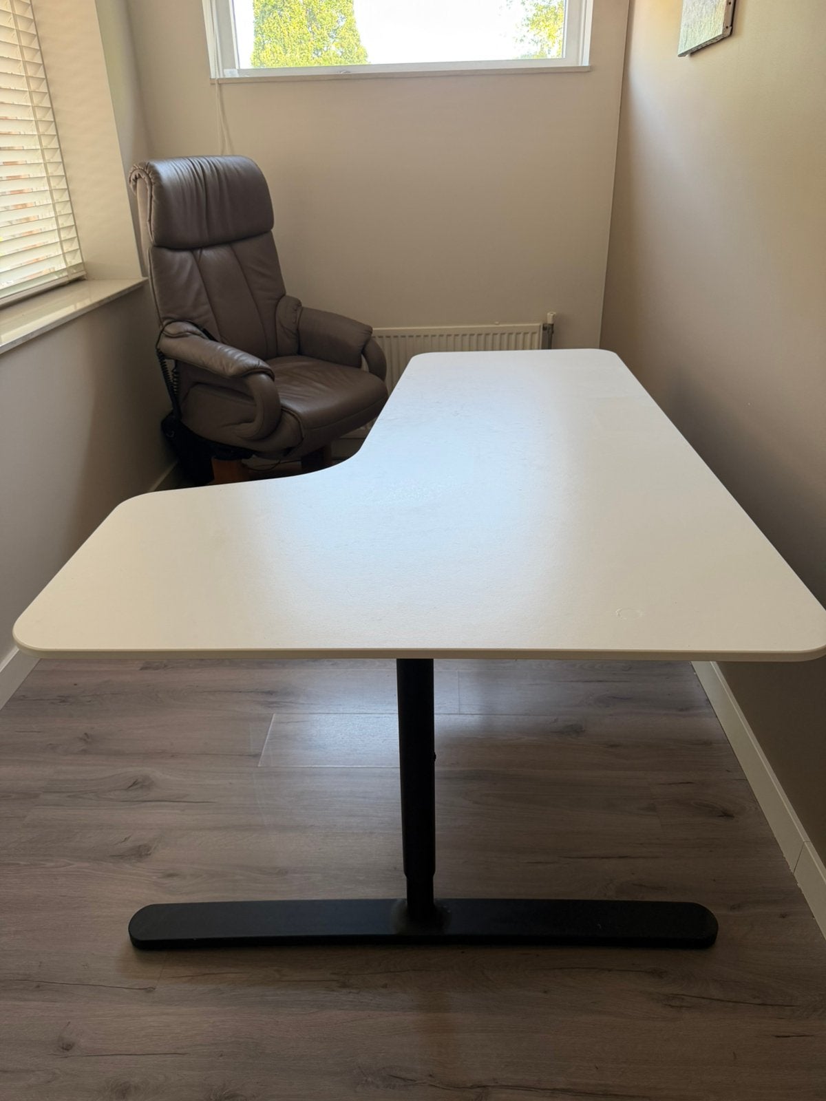 Bureau, Ophalen, In hoogte verstelbaar, 65 cm, Metaal
