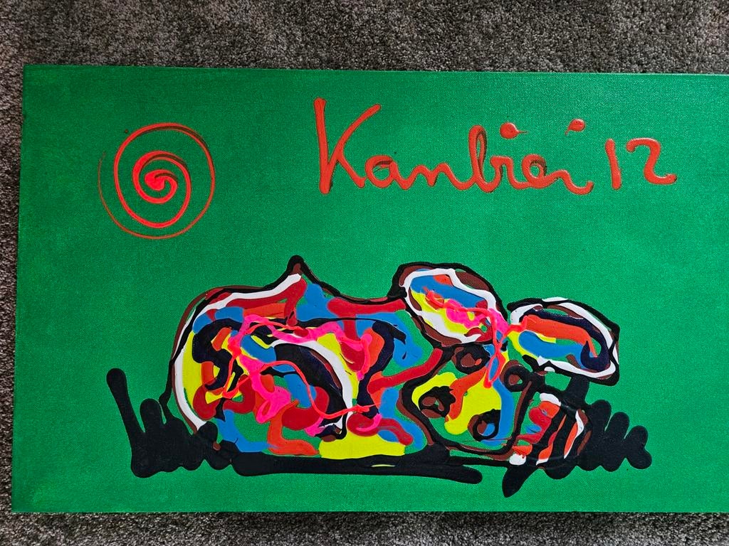 Kanbier two of us koe en kip, Antiek en Kunst, Ophalen