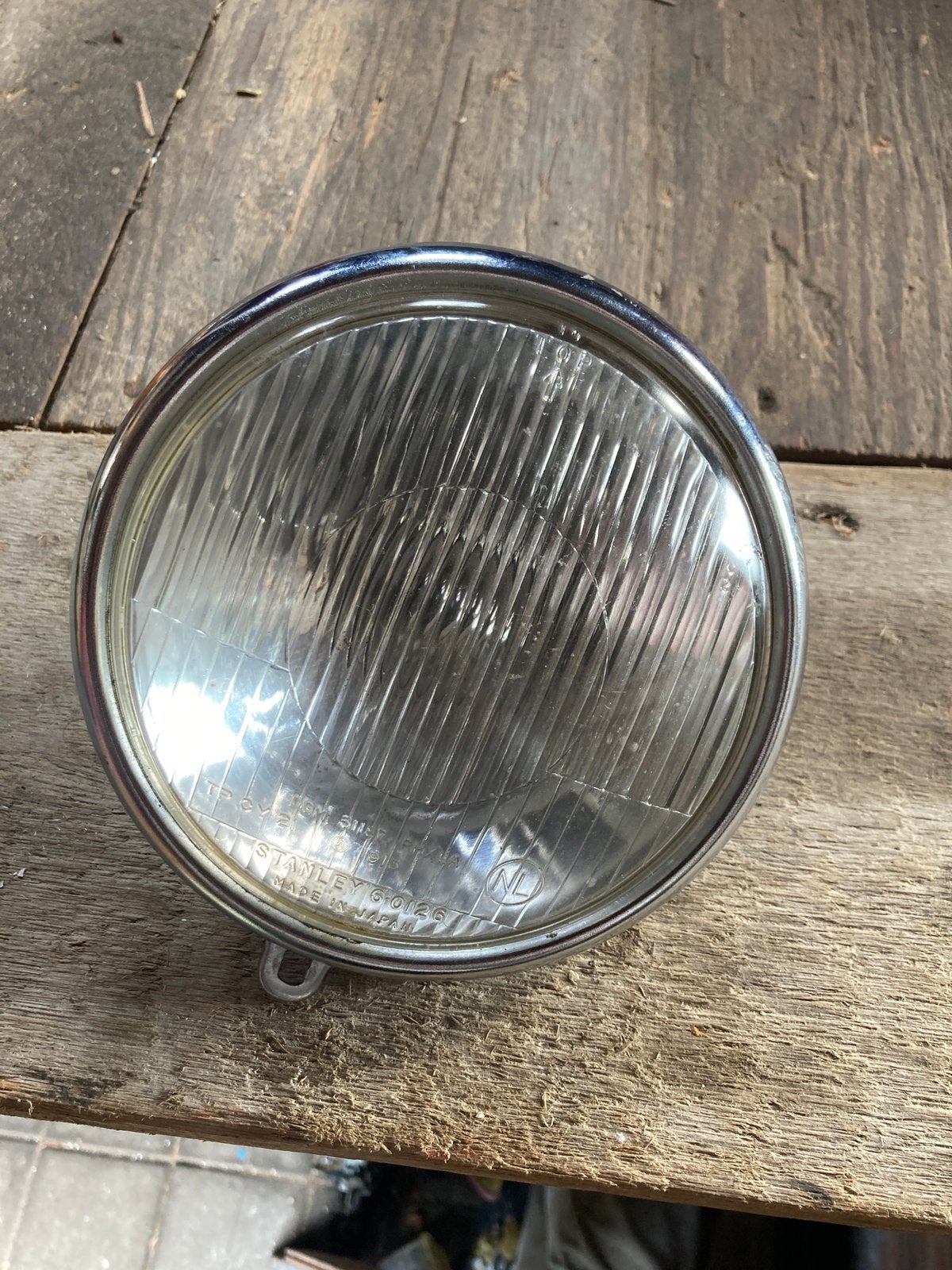 Bijna NIEUWE Stanley Koplampglas Honda SS50 CD50 Origineel, Ophalen of Verzenden, Zo goed als nieuw, Overige merken