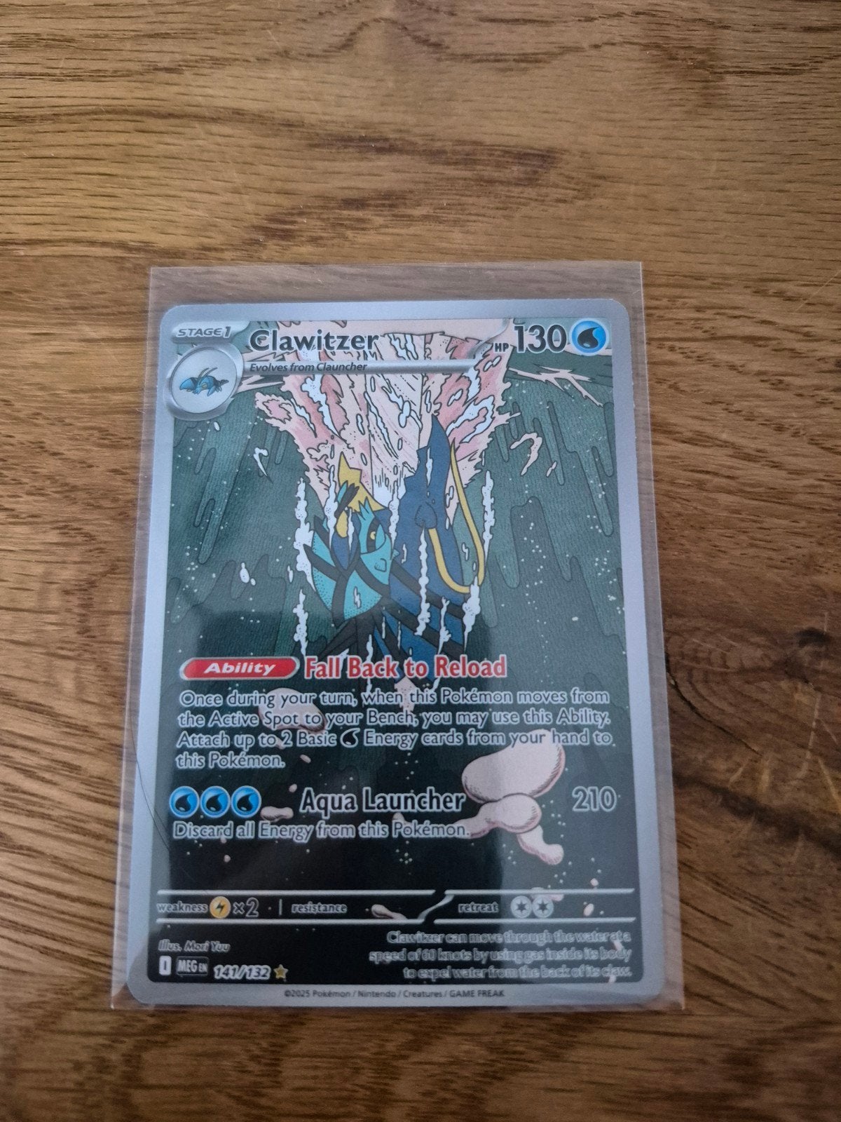 Clawitzer 141/132, Ophalen of Verzenden, Zo goed als nieuw, Losse kaart, Foil