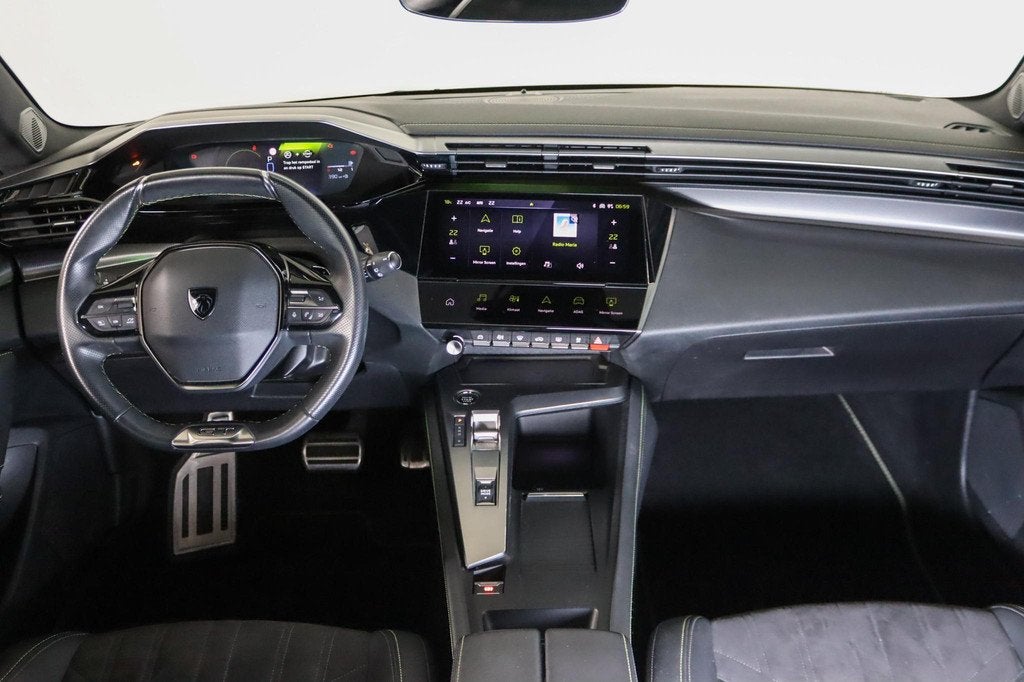 Peugeot 308 1.6 Plug-in Hybrid 180 GT-Line 360camera, DAB, A, Auto's, Peugeot, Gebruikt, 4 cilinders, 181 pk, Wit