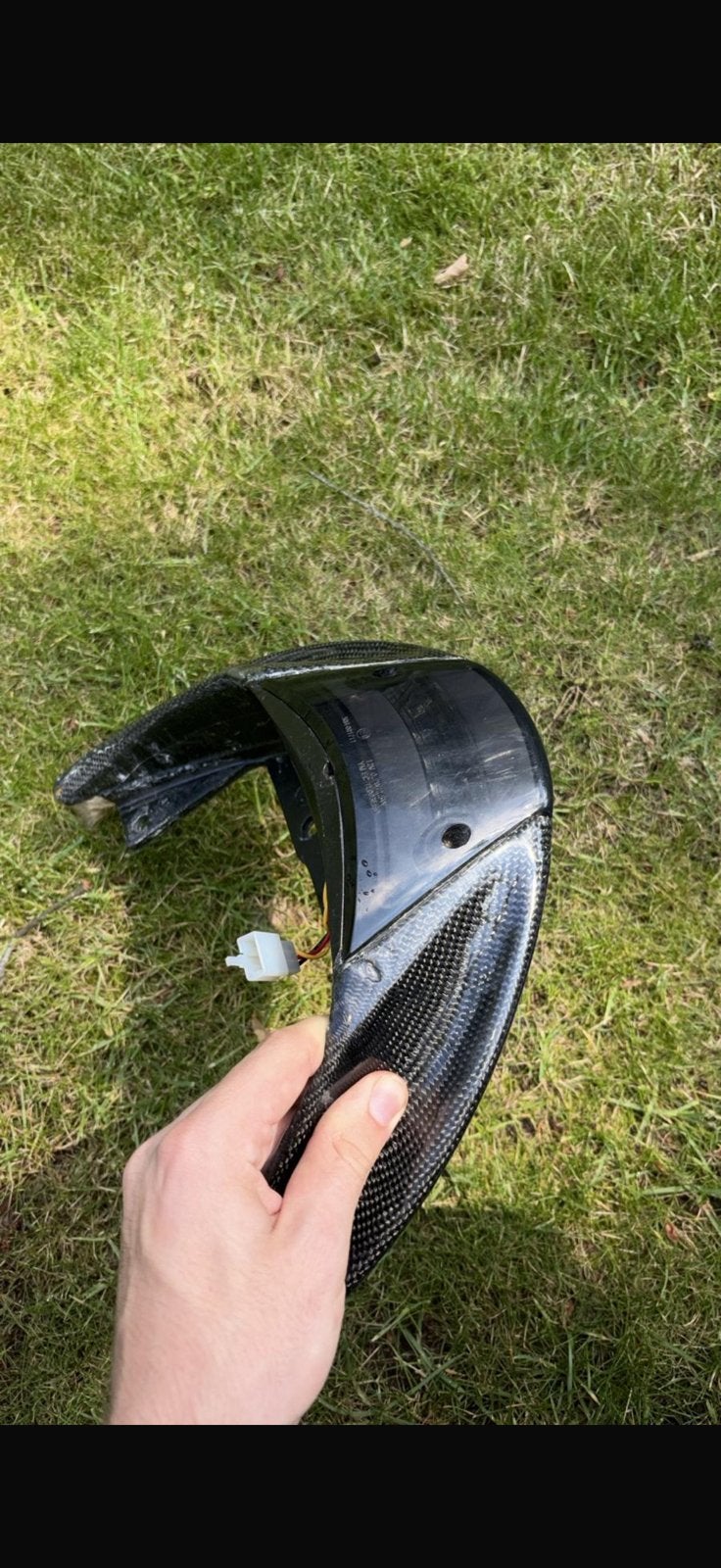 Zip achtervleugel carbon, Ophalen of Verzenden, Zo goed als nieuw, Piaggio