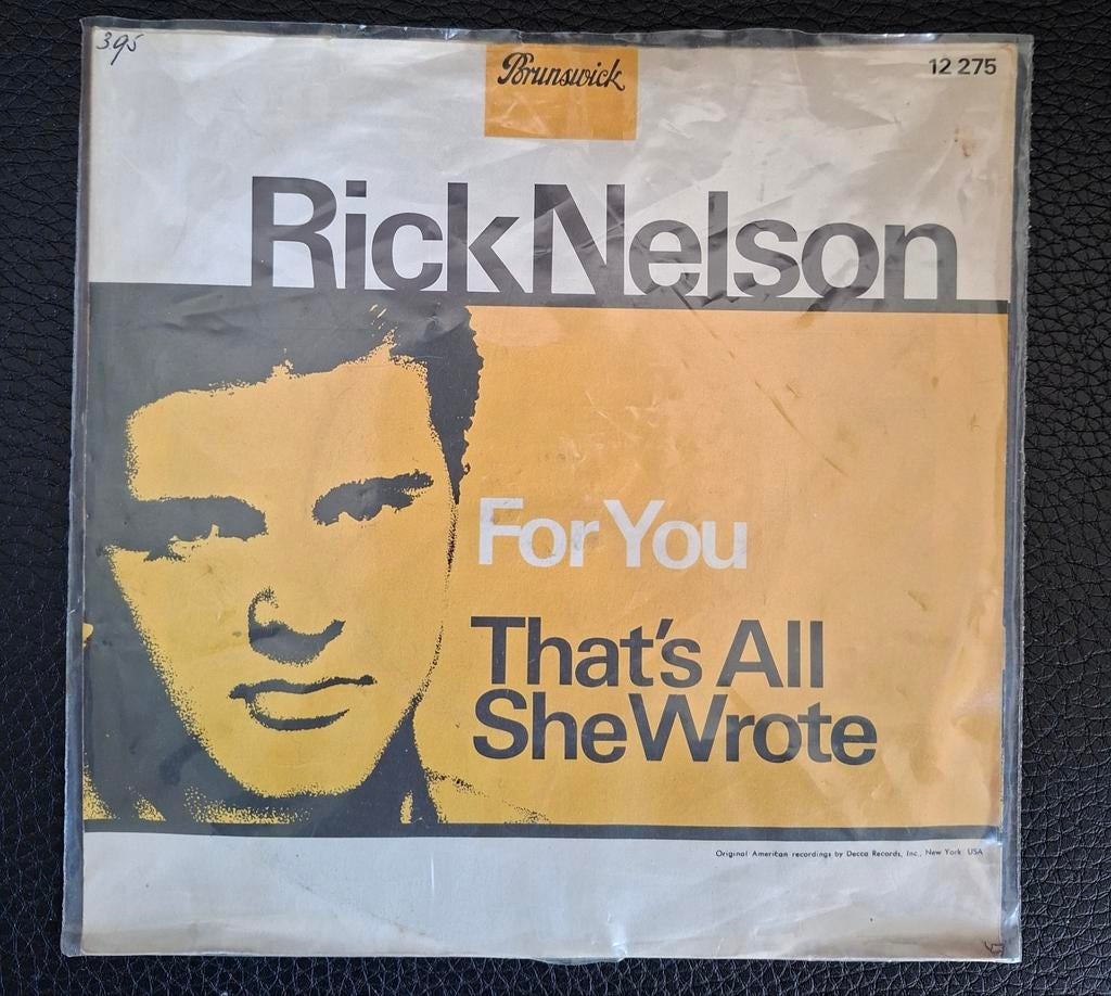 Nelson, Rick  - For you - Single is TOP, Gebruikt, Verzenden, 7 inch, Single