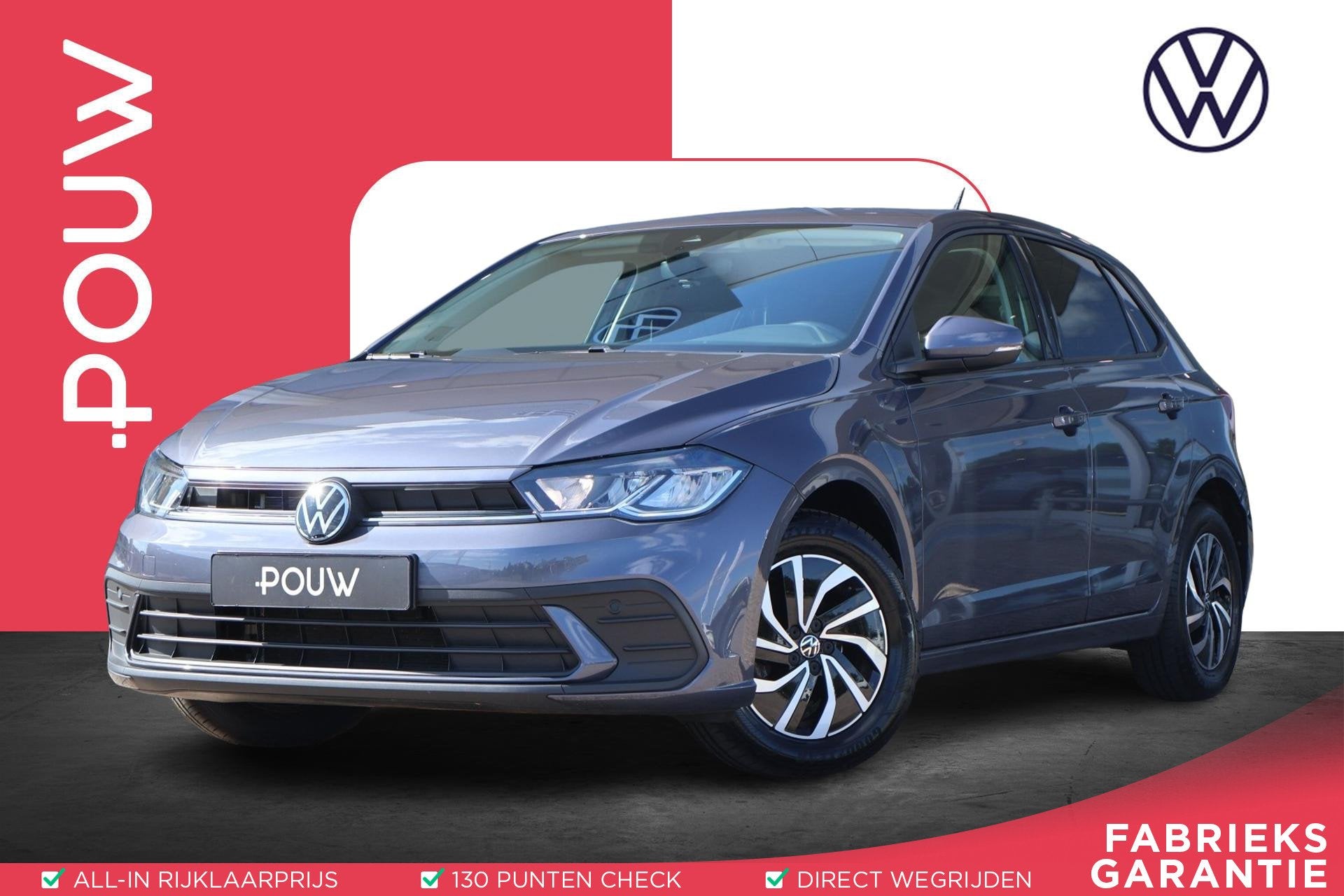 Volkswagen Polo 1.0 TSI 95pk DSG Life Edition | Camera | PDC, Auto's, Volkswagen, 12 maanden, Stof, Gebruikt, 95 pk