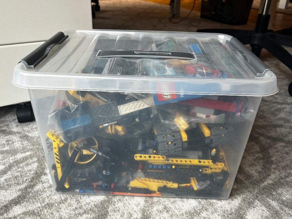 losse LEGO Technic + City (7939 Cargo Train) onderdelen, Kinderen en Baby's, Speelgoed | Duplo en Lego, Ophalen, Gebruikt, Meerdere sets