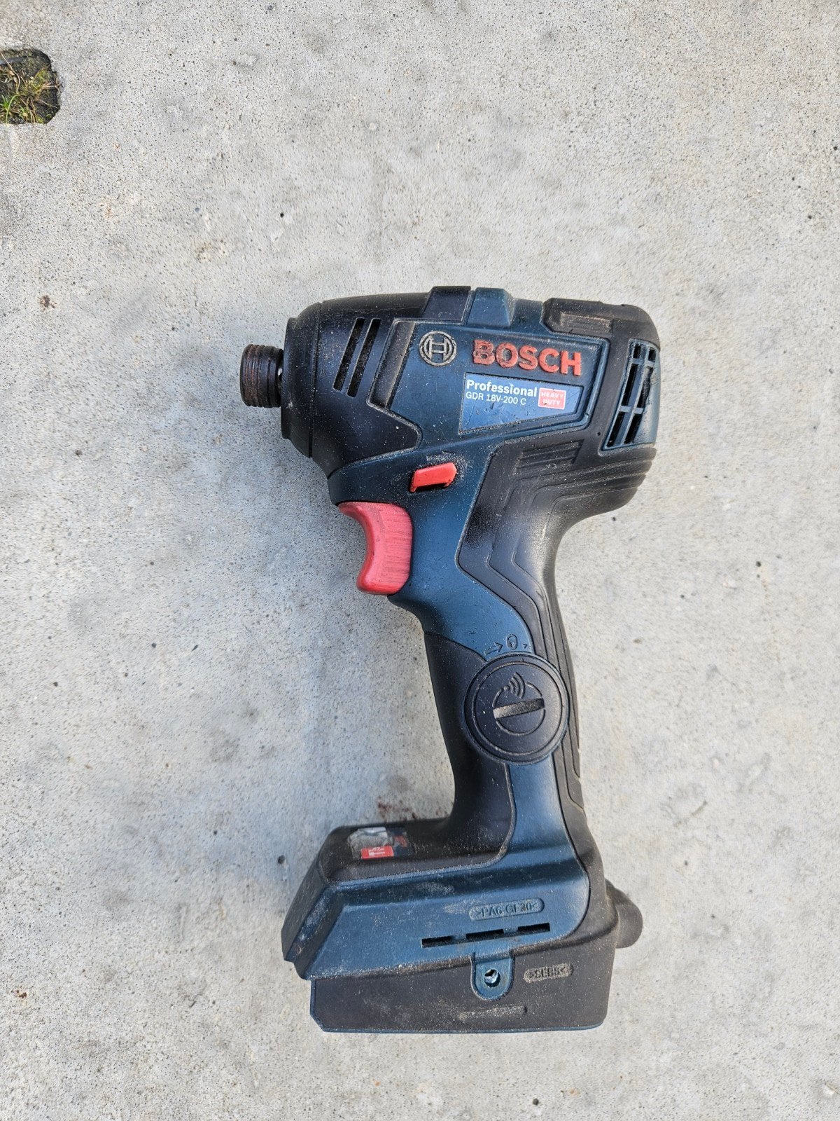 bosch professional gdr 18v-200c slagschroefmachine (defect), Ophalen of Verzenden, Gebruikt, Boormachine