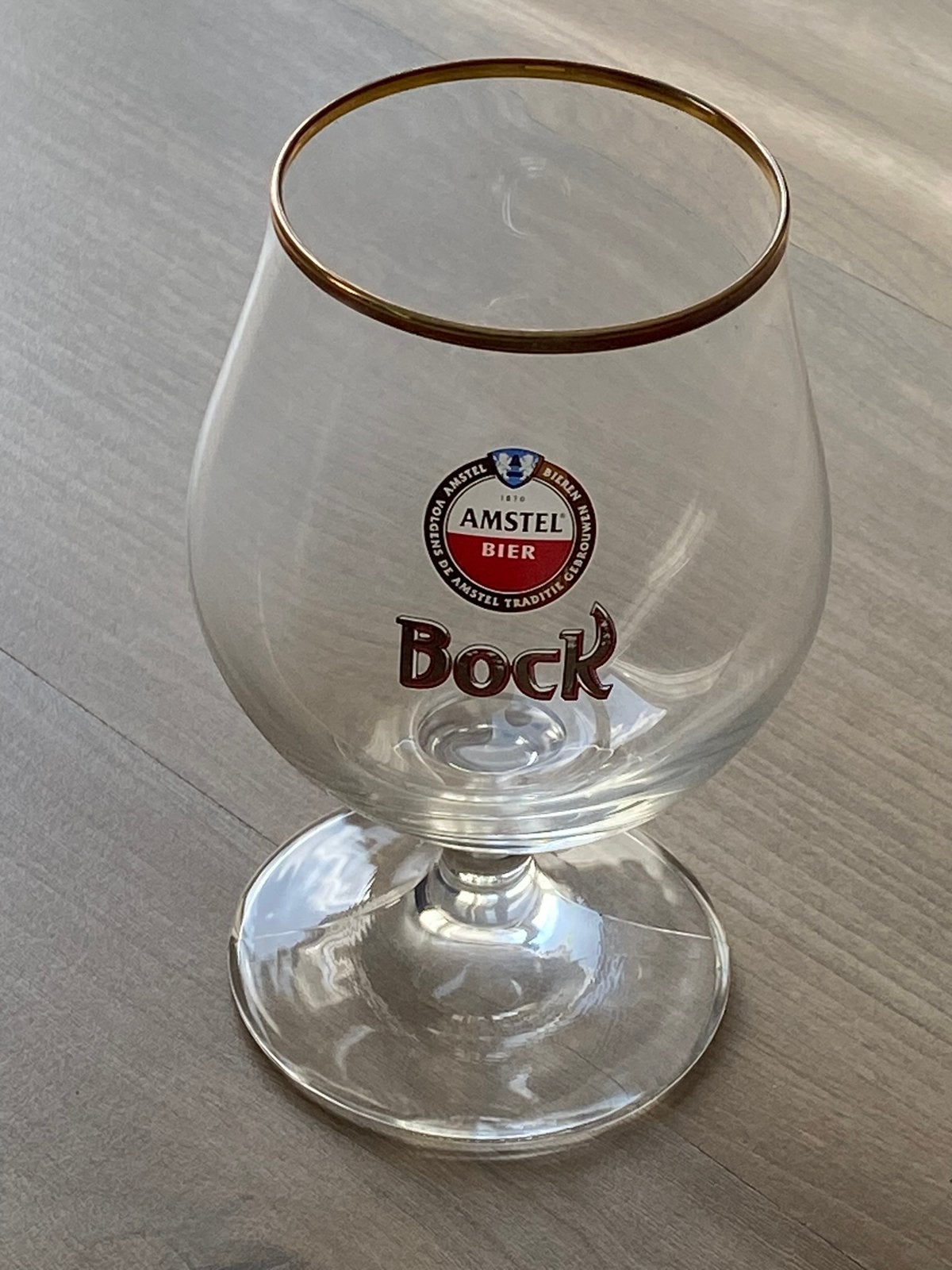 Amstel bier Bock bierglazen, Ophalen of Verzenden, Nieuw, Bierglas