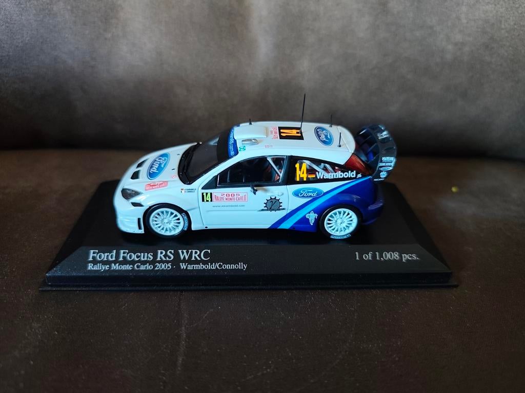 Ford Focus RS WRC Rallye Monte Carlo 2005 modelauto, Ophalen of Verzenden