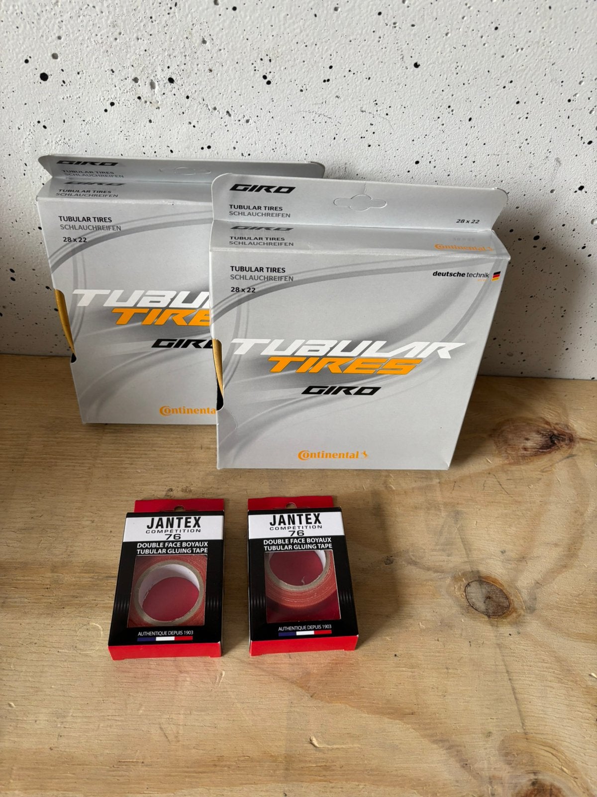 2x nieuwe Continental tubulare tyres giro tube banden, Ophalen of Verzenden, Nieuw, Racefiets, Band