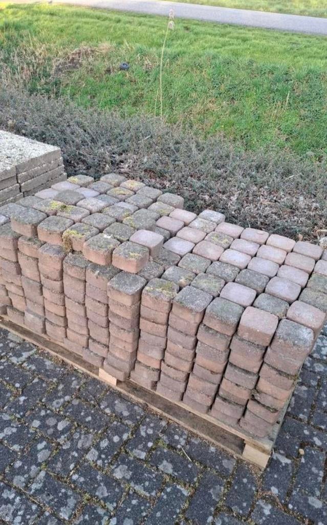 Stenen / koppelstones, Tuin en Terras, Ophalen, Beton, Klinkers