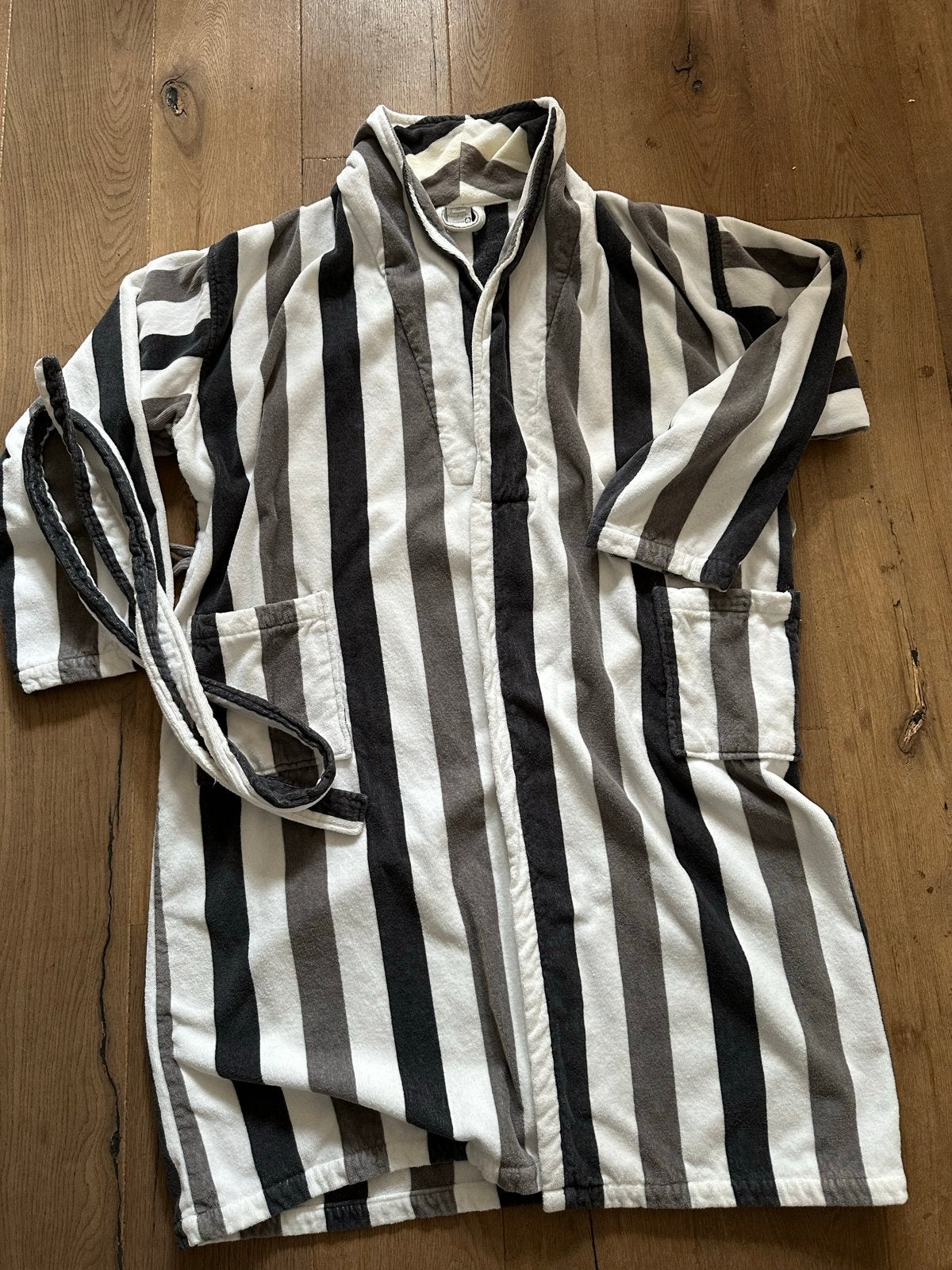 Vandyck Badjas - Gestreepte Badjas - Maat XL, Kleding | Dames, Ophalen of Verzenden, Gedragen, Maat 46/48 (XL) of groter