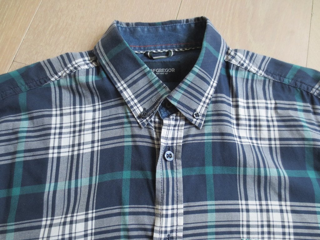 McGregor overhemd, maat M, Kleding | Heren, Overhemden, Zo goed als nieuw, McGregor, Blauw, Halswijdte 39/40 (M)