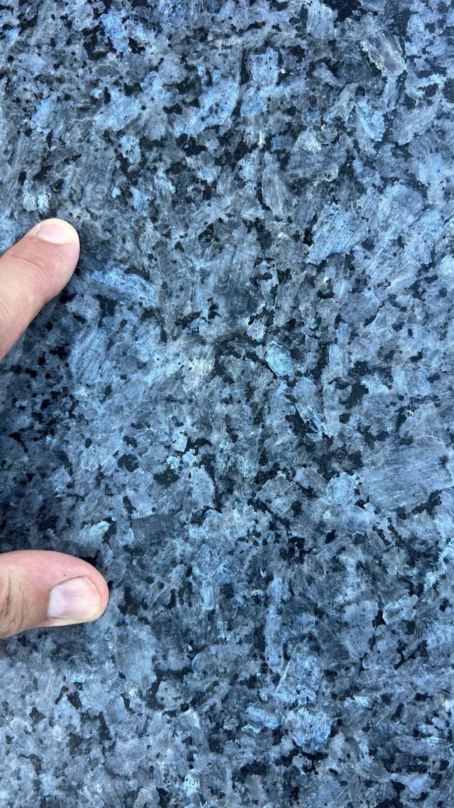 Granieten Keukenblad - Grijs Blauwe Kristallen, Ophalen, Steen/keramiek, Grijs, Overige typen