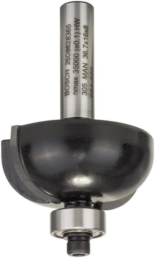 Bosch - Halfrondprofielfrezen 8 mm, R1 12 mm, D 36,7 mm, L, ., Nieuw, Ophalen of Verzenden, .