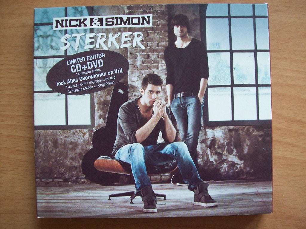 Nick & Simon - Sterker (CD + DVD: Wisseloord Sessies deel 2), Inclusief DVD, Boxset, Ophalen of Verzenden, Zo goed als nieuw