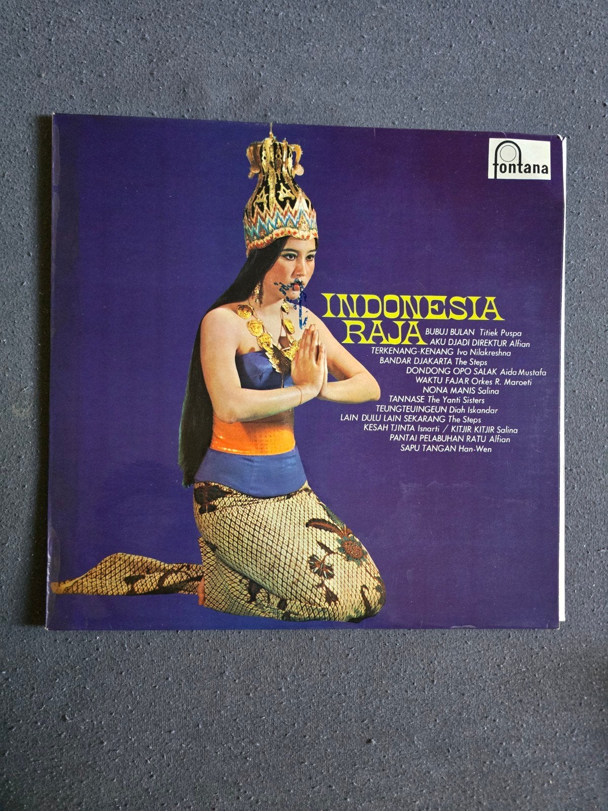 Indonesia Raja lp, Ophalen of Verzenden, Zo goed als nieuw, 12 inch