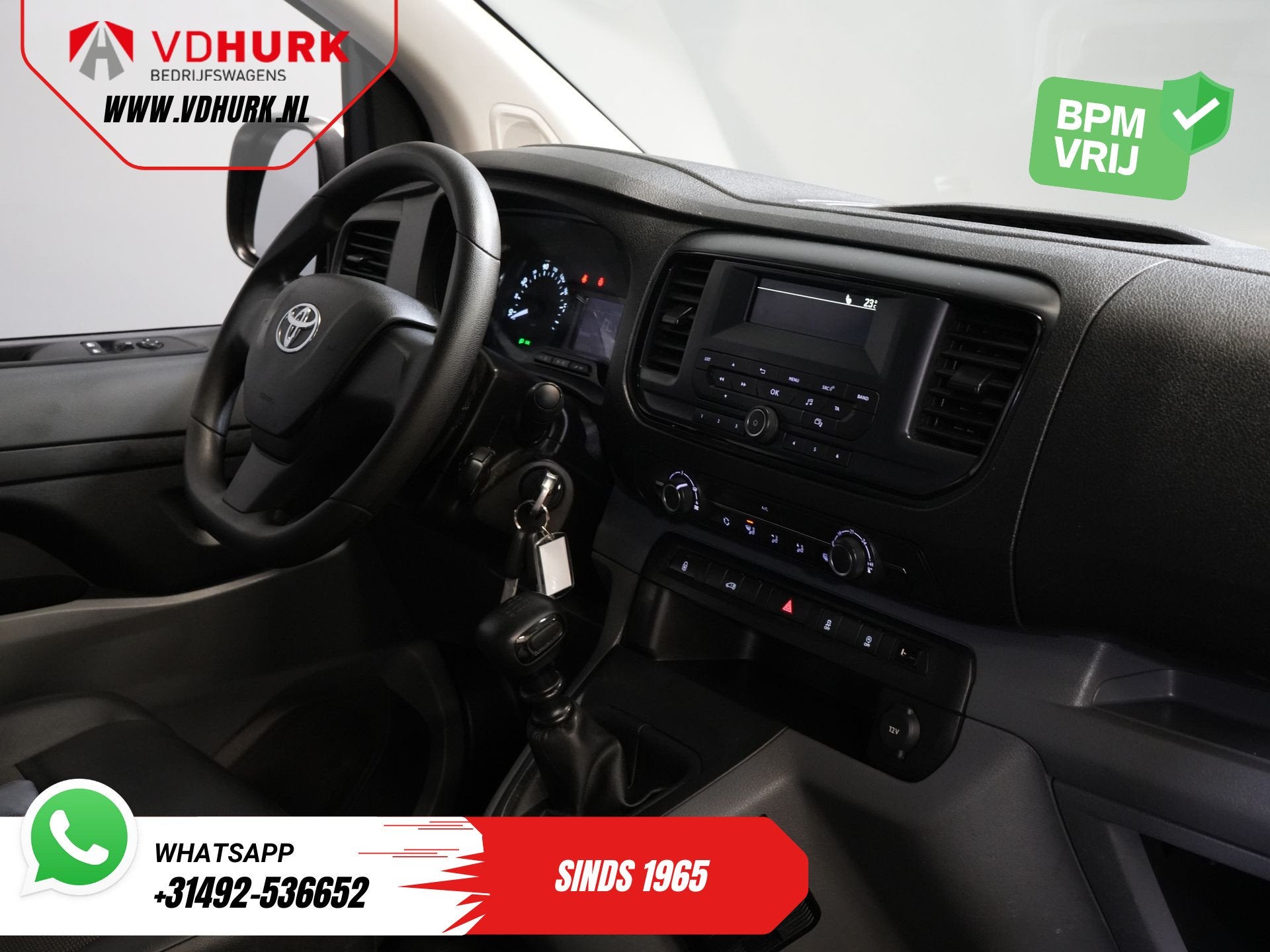 Toyota ProAce Worker 2.0 125 pk L3 2x Schuifdeur/ Inrichting, Auto's, Stof, Gebruikt, 4 cilinders, 2500 kg