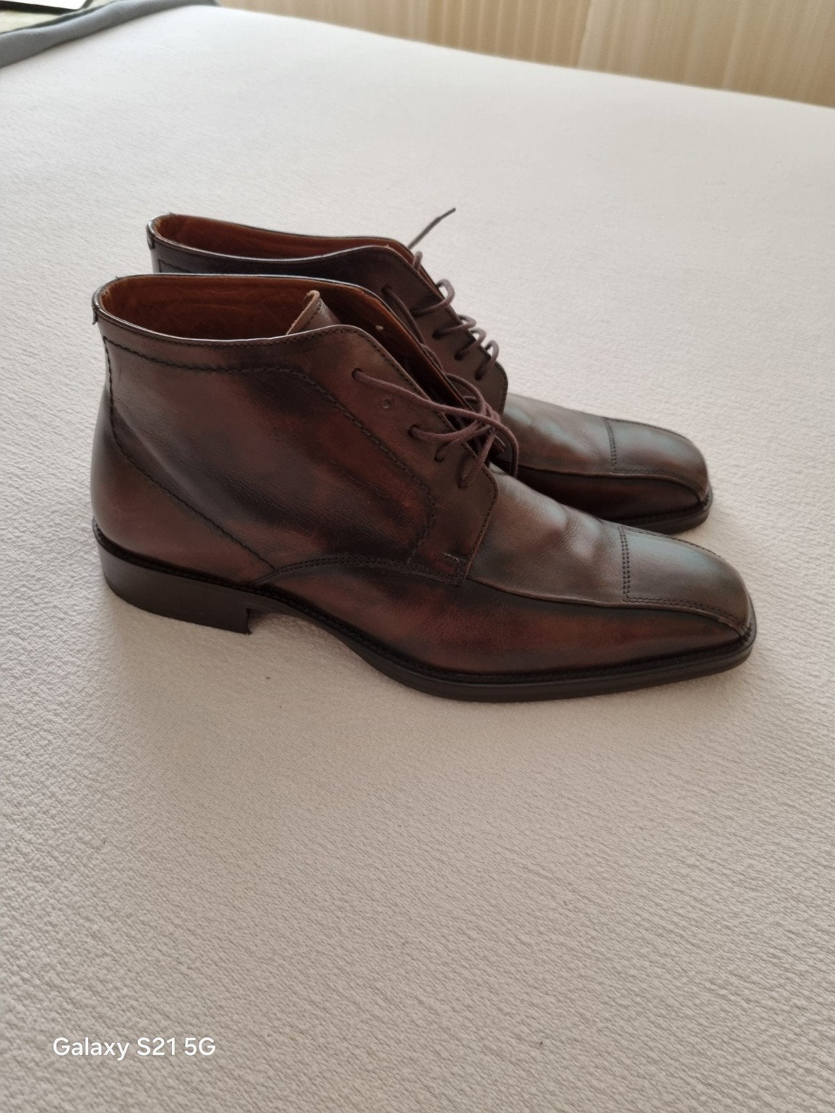 Lederen schoenen!!, Kleding | Heren, Schoenen, Verzenden, Zo goed als nieuw, Bruin